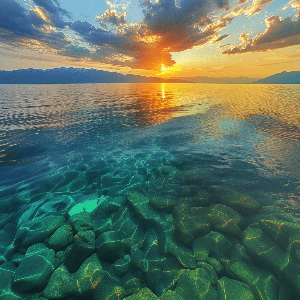 Sunsets by Tahoe Blue Art.