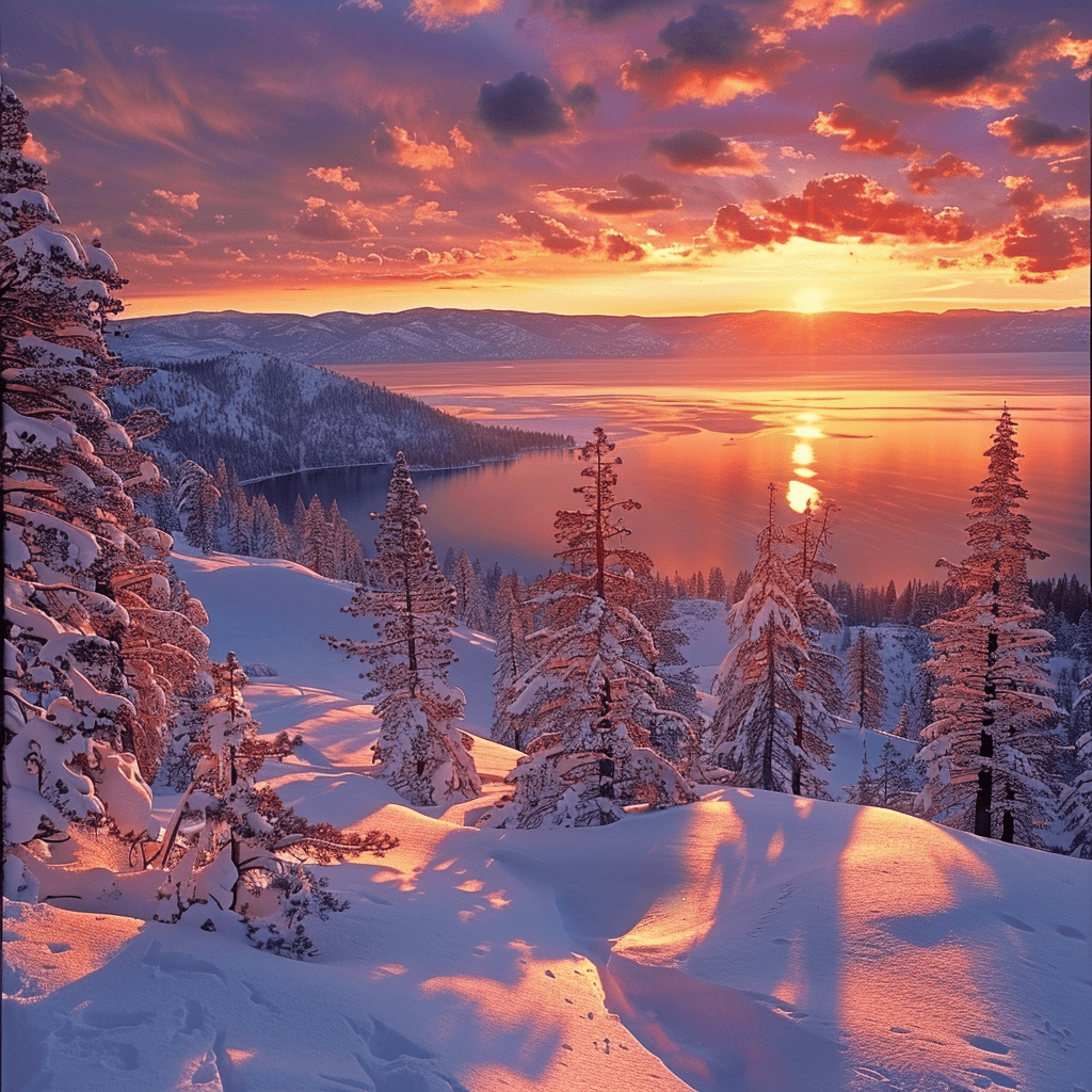 Lake Tahoe Scenes at Tahoe Blue Art