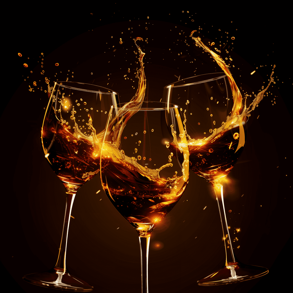 "Wine Time" by Tahoe Blue Art.