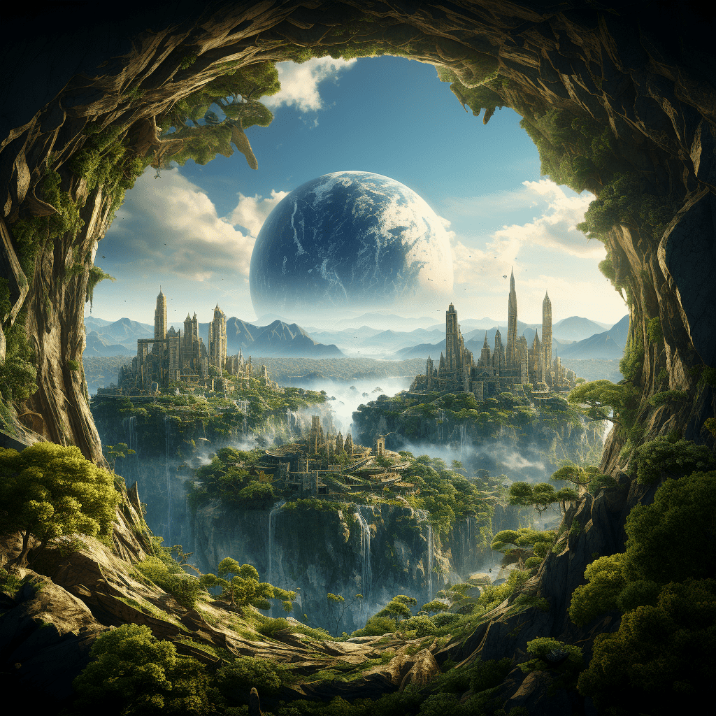 "Elysian Dreamscape" by Tahoe Blue Art.