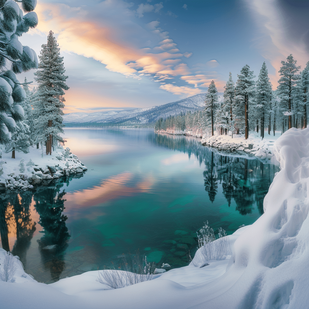 "Alpine Glow" by Tahoe Blue Art.