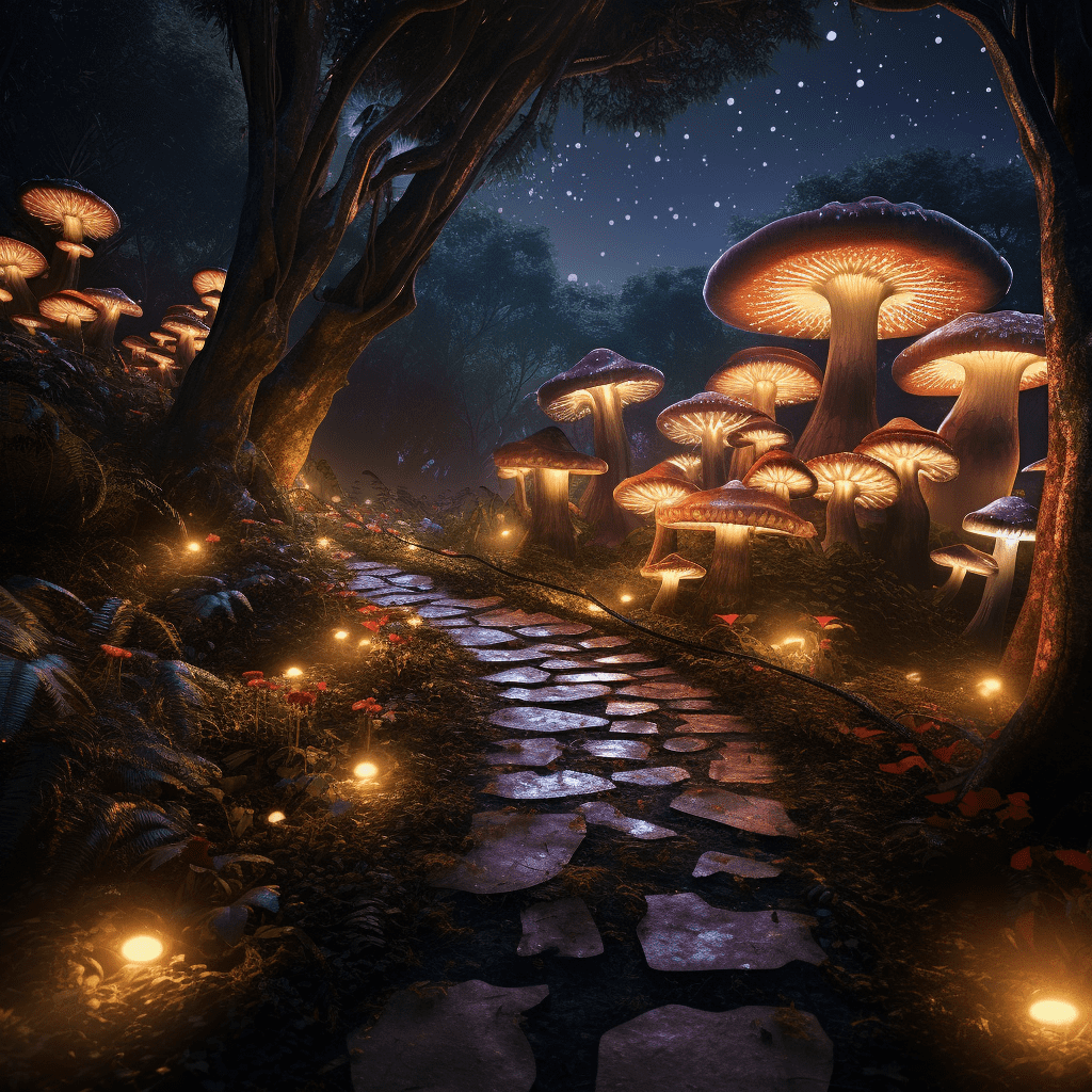 Enchanted forest of Lights