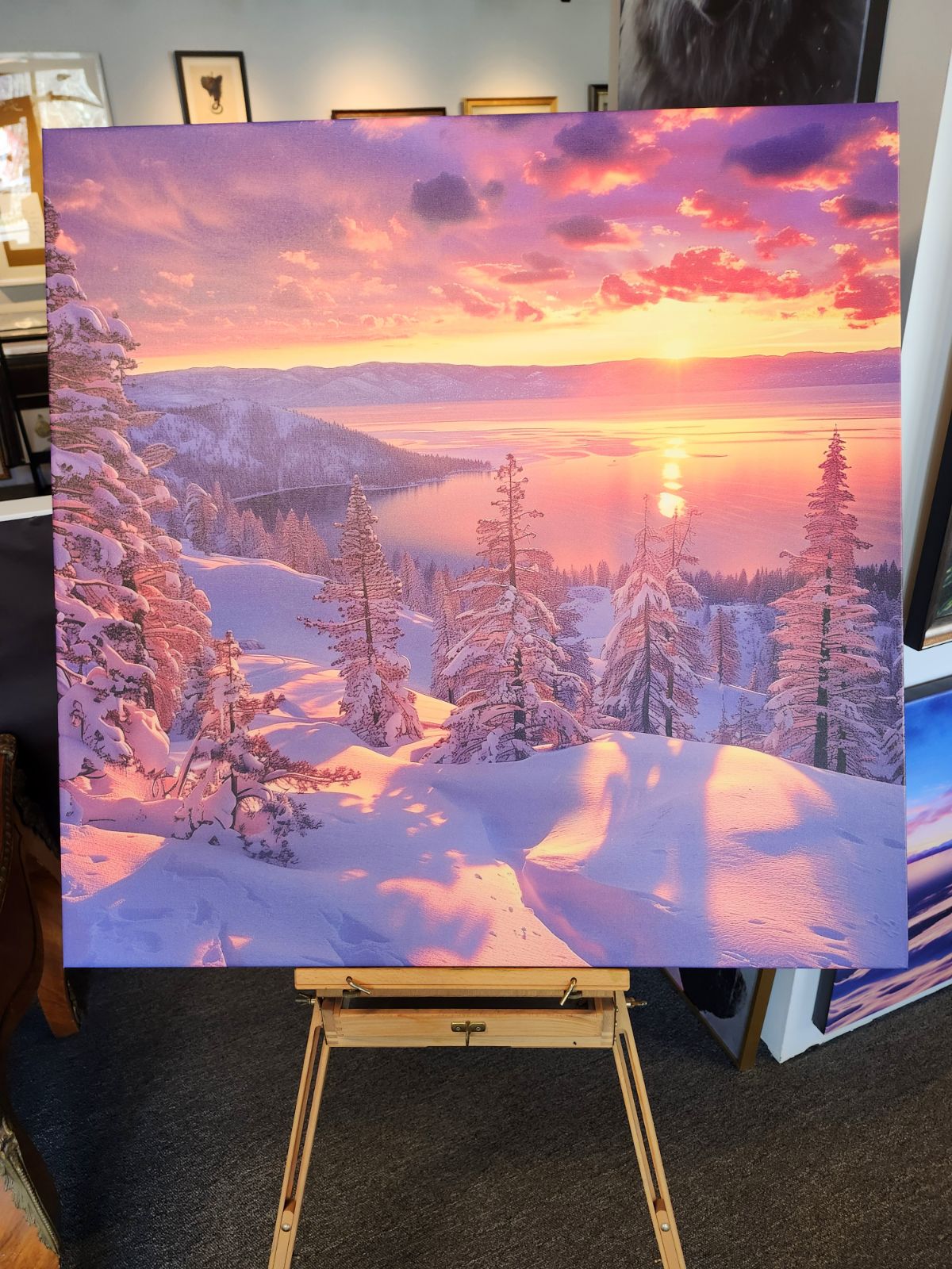 Frost Kissed Horizon by Tahoe Blue Art.