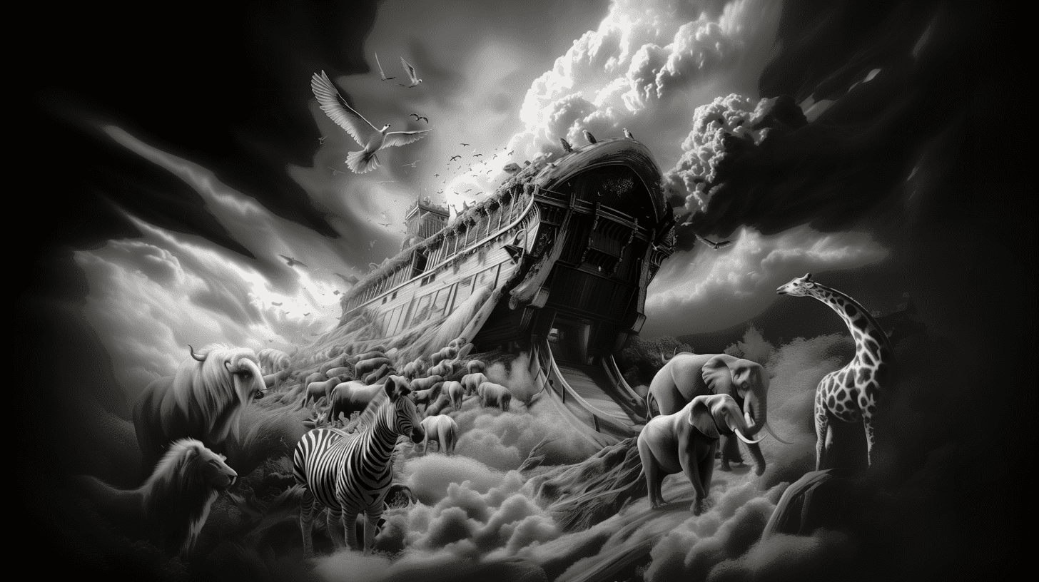 "Noah's Ark" by Tahoe Blue Art.