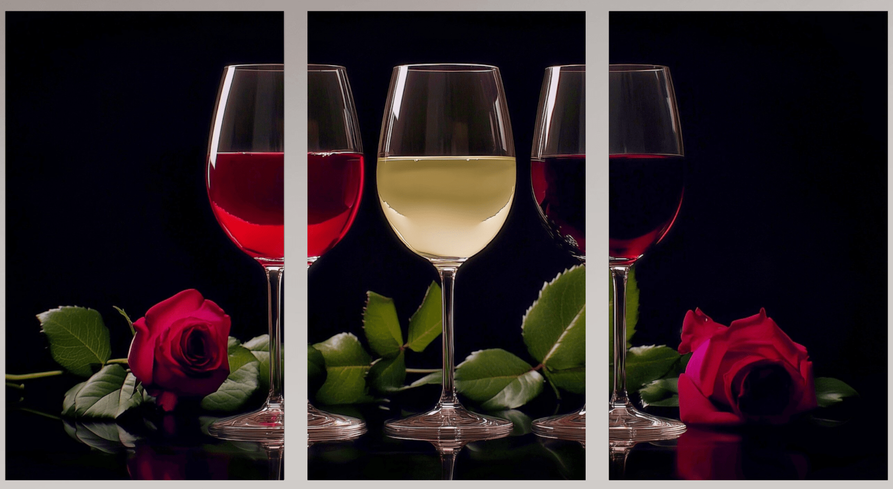 "Wine & Roses" by Tahoe blue Art.