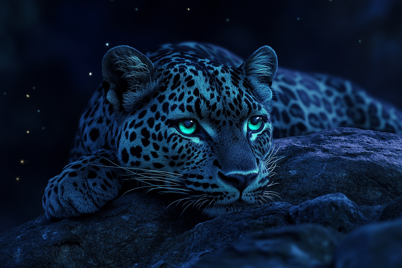 Midnight Prowl by Tahoe Blue Art.