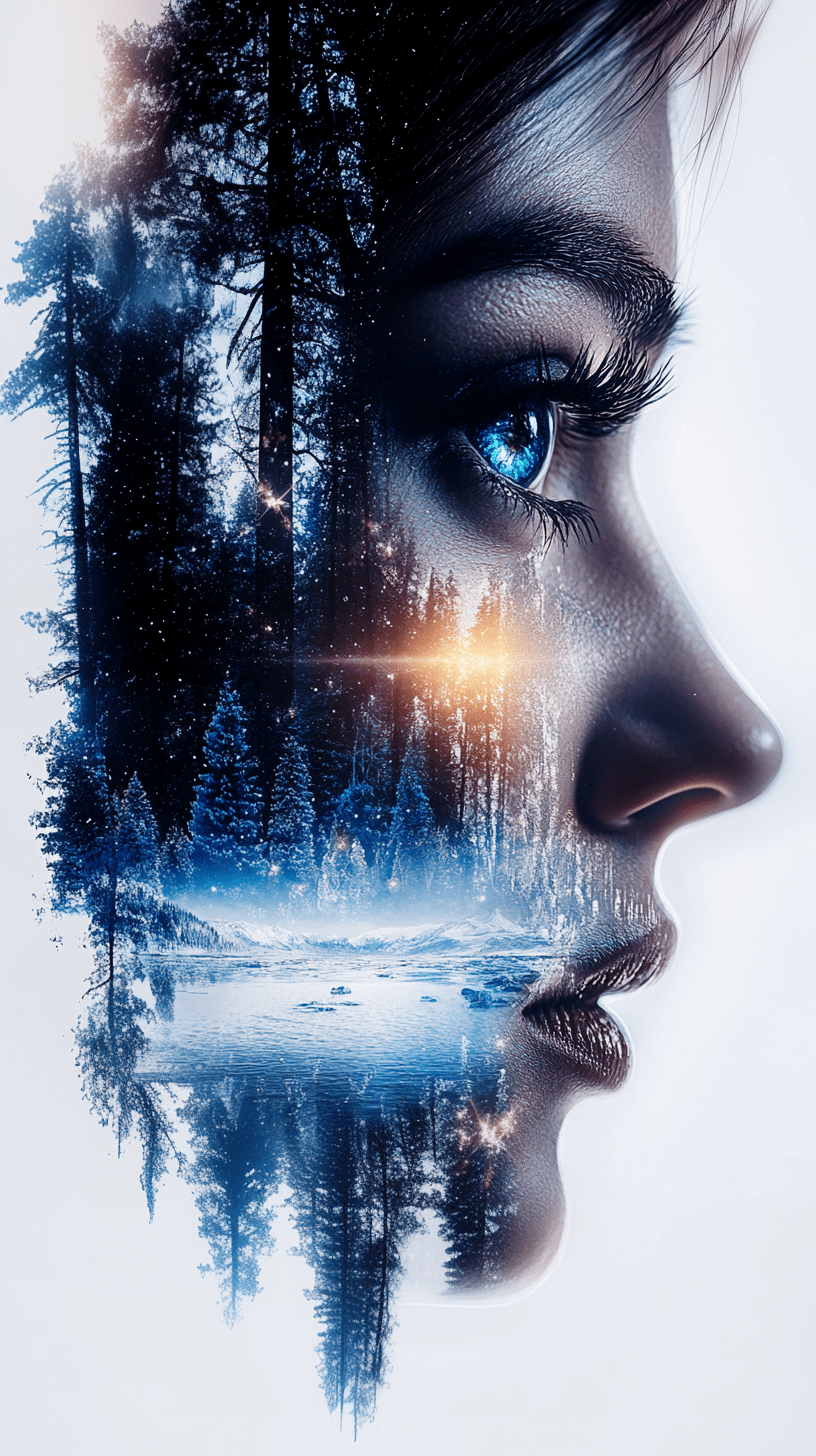 "Winter's Mystical Reflection" by Tahoe Blue Art.