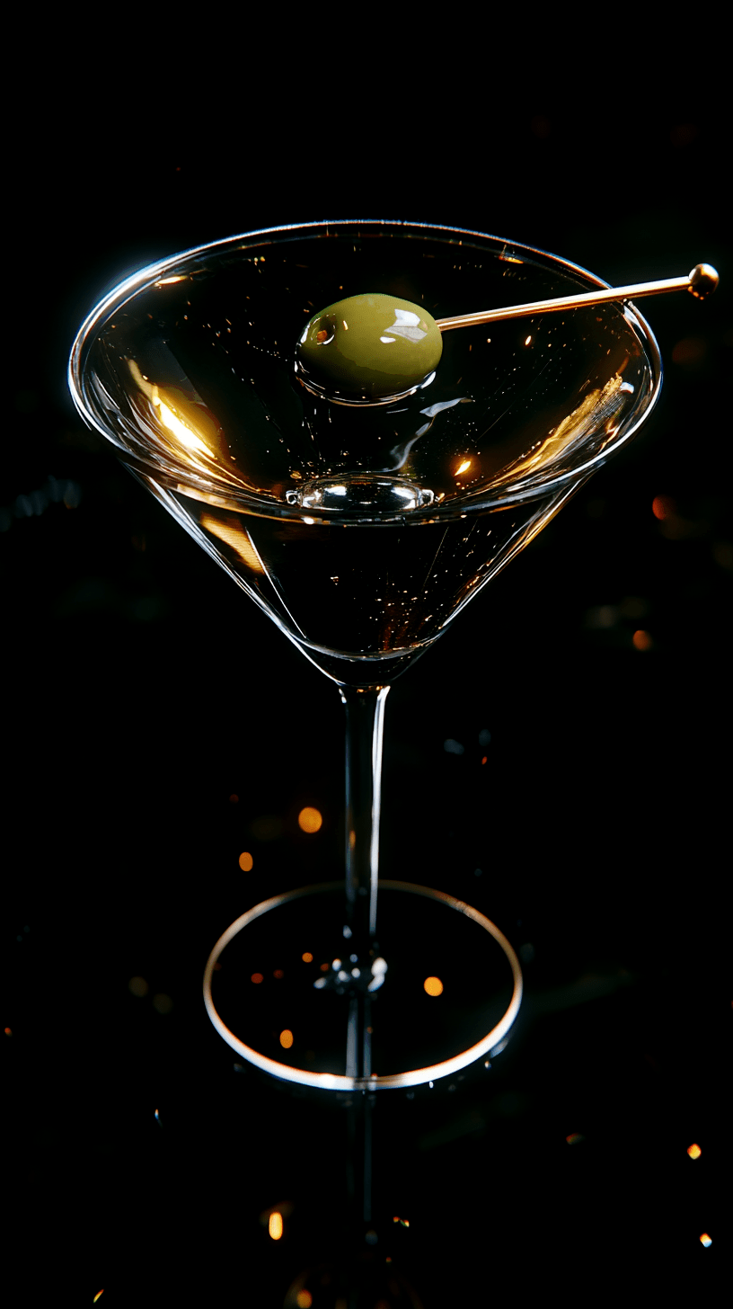 "Midnight Martini" by Tahoe Blue Art. Now at Genius Fine Art.
