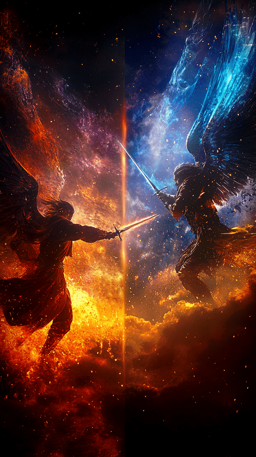 "Michael the Archangel, Defender of Heaven" by Tahoe Blue Art.