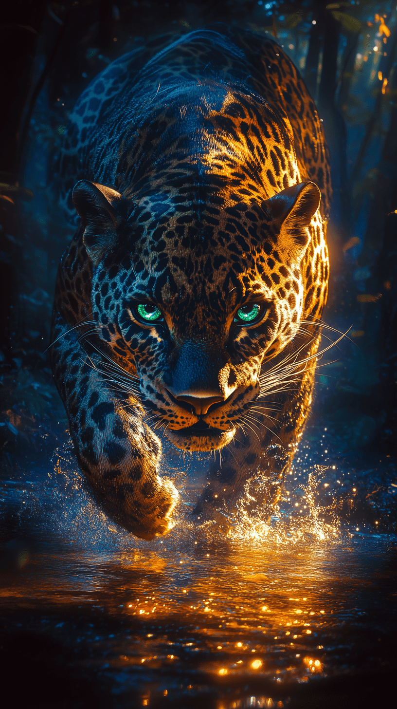 "Nocturnal Blaze" by Tahoe Blue Art.
