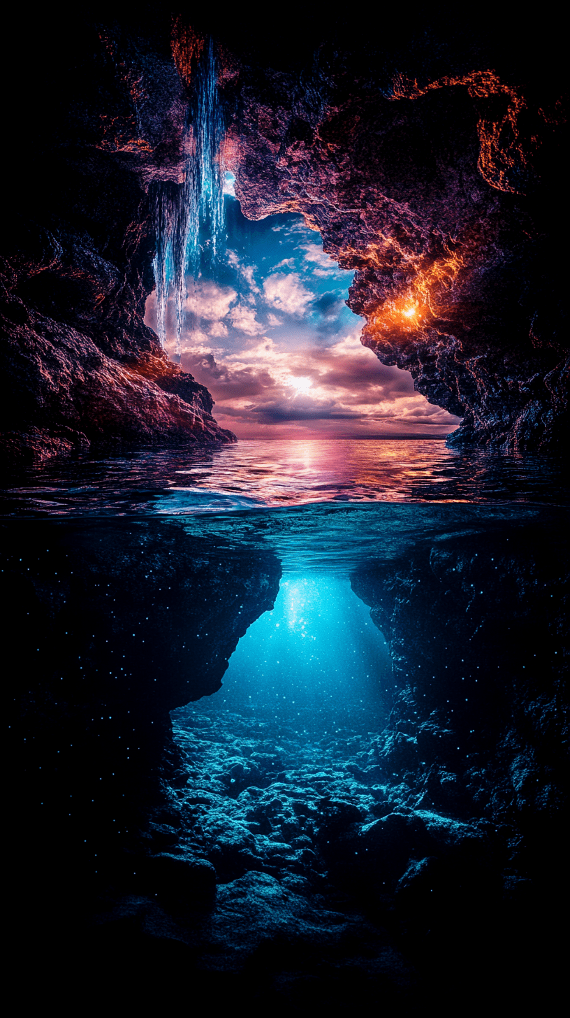 "The Silent Divide" by Tahoe Blue Art.
