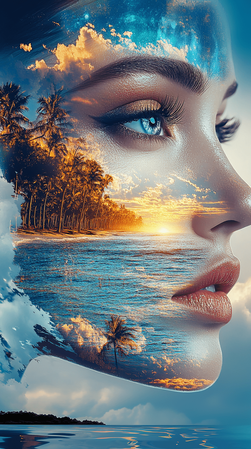"Tropical Dreamscape" by Tahoe Blue Art.