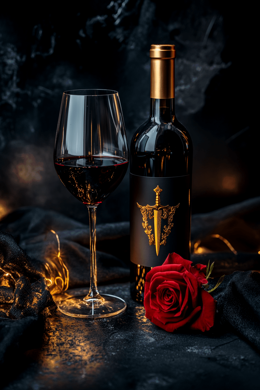 "Crimson & Gold" by Tahoe Blue Art.