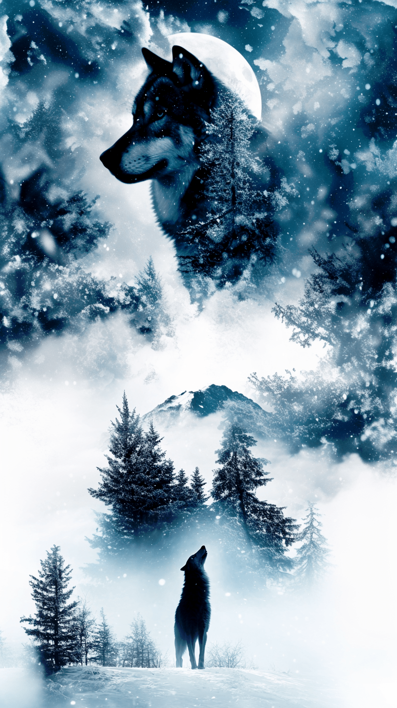 "Spirit of the Wolf" by Tahoe Blue Art.
