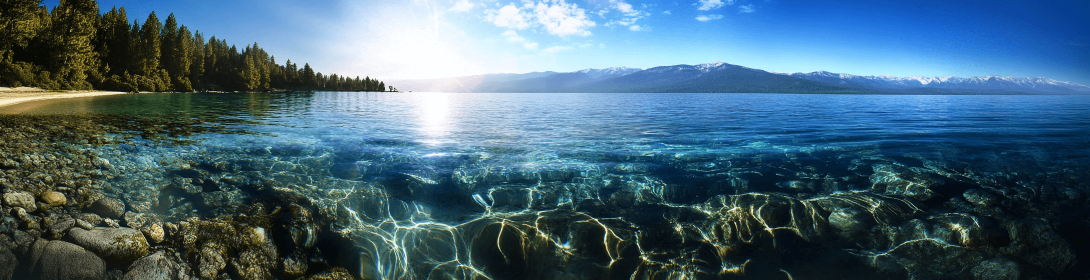 "Sun-Kissed Tahoe Waters" by Tahoe Blue Art.