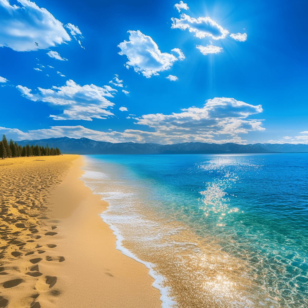 "Tahoe's Echoes of Blue" by Tahoe Blue Art